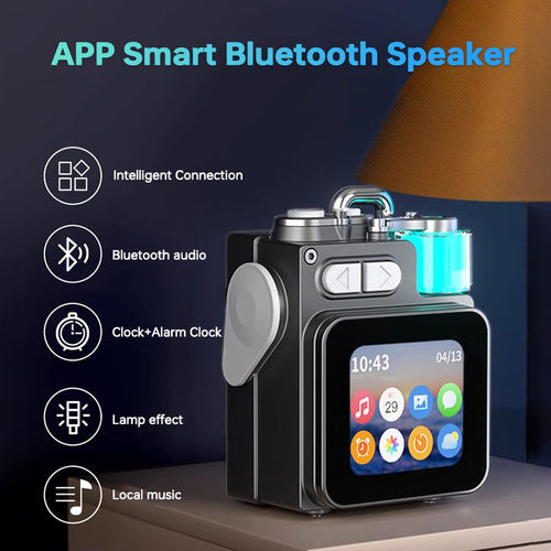 DK08 Mini Portable Multifunctional Speaker(Black)