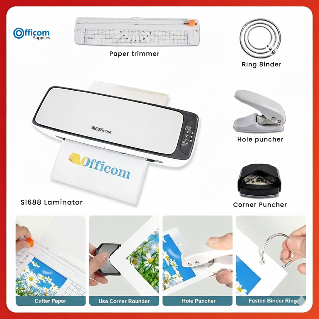 SL688 6-IN-1 Thermal Laminator Machine