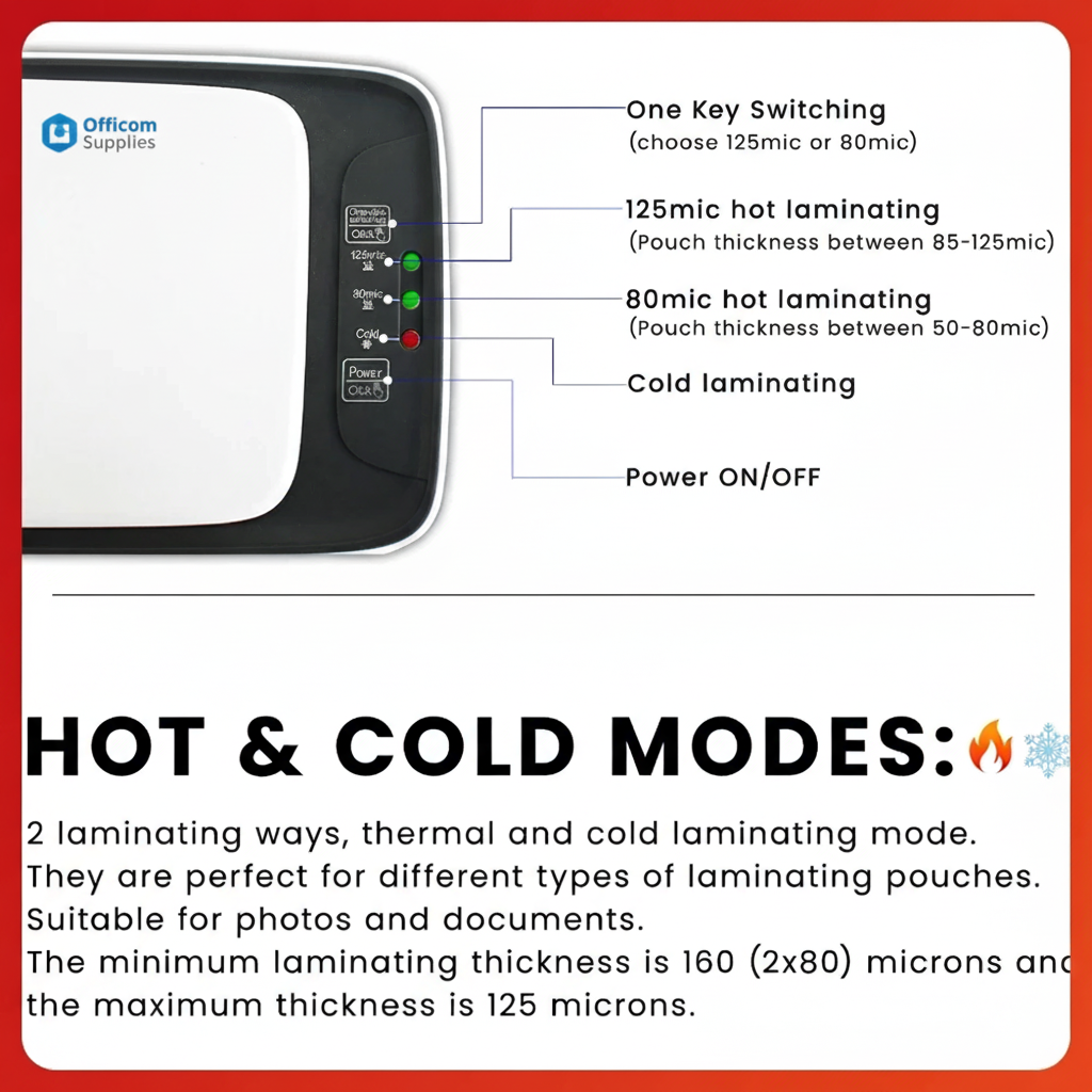 SL688 6-IN-1 Thermal Laminator Machine