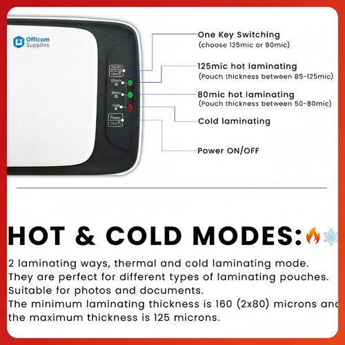 SL688 6-IN-1 Thermal Laminator Machine